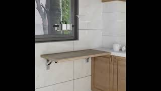 Celebrity 1 Pair Foldable Angle Bracket Adjustable Wall Mounted Folding Table Shelf Triangle Bracket Wealth