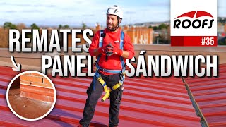 Cómo instalar REMATES de PANEL SANDWICH Tapajuntas 🔴 | Remate de Chimenea, Cumbrera y Claraboya