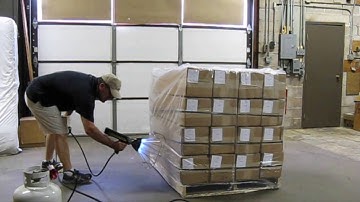 Shrinkwrapping a Pallet Load Using the Shrinkfast Model 998