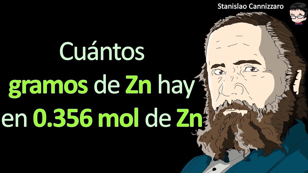 Cuántos gramos de Zn hay en 0.356 mol de Zn. El zinc (Zn) es un metal