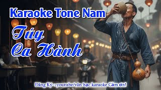 Karaoke-Túy Ca Hành-Tone Nam (Dbm 110) Rock Say cả chấy #vanhackaraoke-Rót rót cho đầy chén quan hà