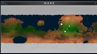 Timeline of Mars (2035-2826) in TerraGenesis