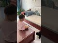Fishing for a Surprise! 🦀🐶 Wait for the end!#CuteBaby #FunnyPets #PuppyLove #ToddlerLife