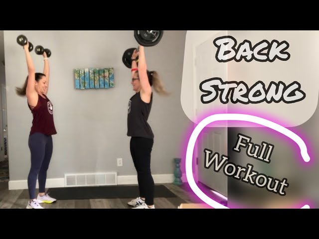Back Strong Workout - Strengthening Exercises class=