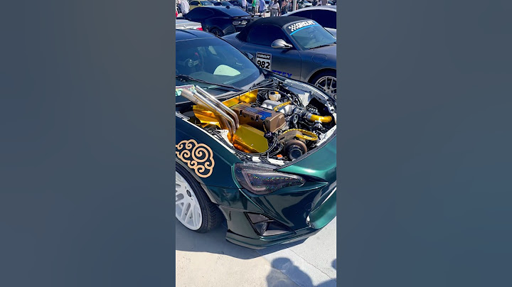 Toyota GT86 with Big Turbo and 315 Toyo rear tire
