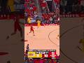 Lebron with a BULLET PASS to Rui for the dunk Lakers vs Rockets #shorts #nba #rockets #lakers #bron