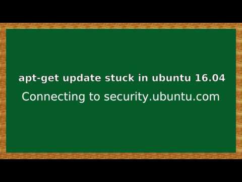 apt get update stuck in ubuntu 16 04   Connecting to security ubuntu com