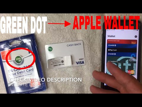 ✅  How To Add Green Dot Prepaid Visa To Apple Pay Wallet 🔴