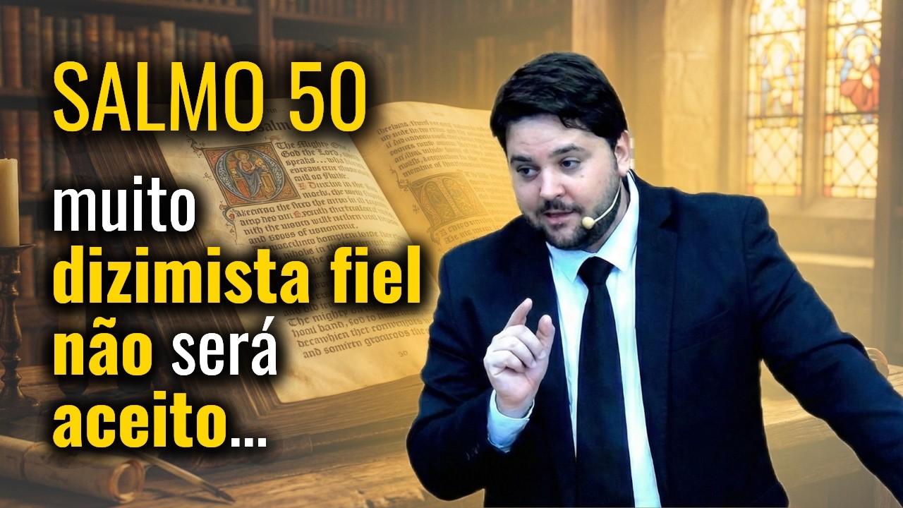 Deus NÃO Precisa de Você - PARE AGORA E OUÇA - SALMO 50 EXPLICADO [PREGAÇÃO PR VITOR LAGUARDIA]