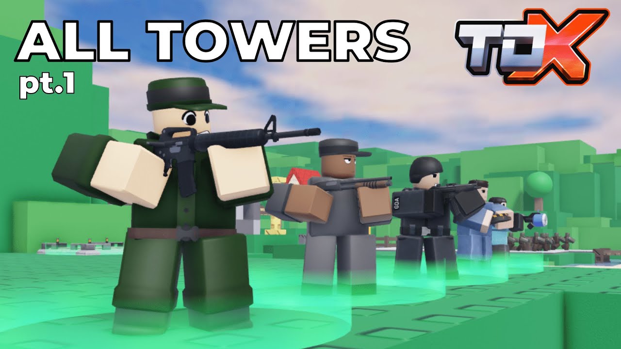 Roblox's tower defense simulator towers as bloons towers 1