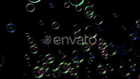 Soap Bubbles Rising 4K | Motion Graphics - Envato elements