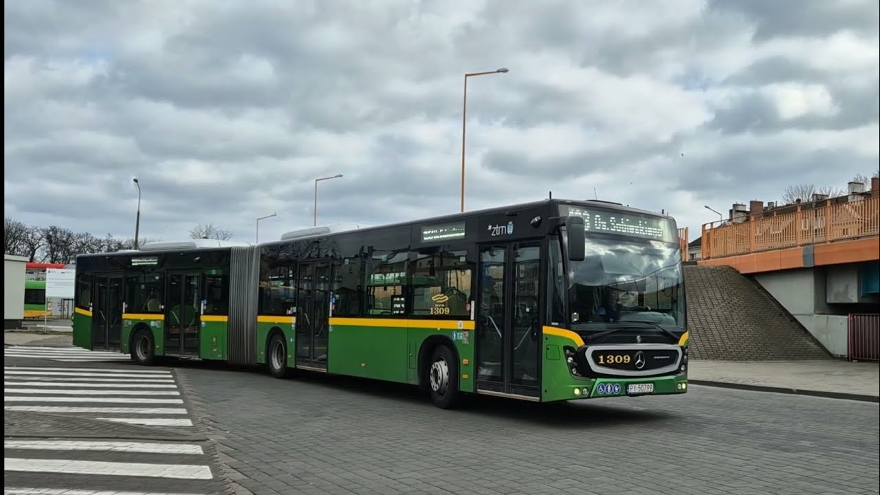 Autobusy w Poznaniu - zimą 2024/5