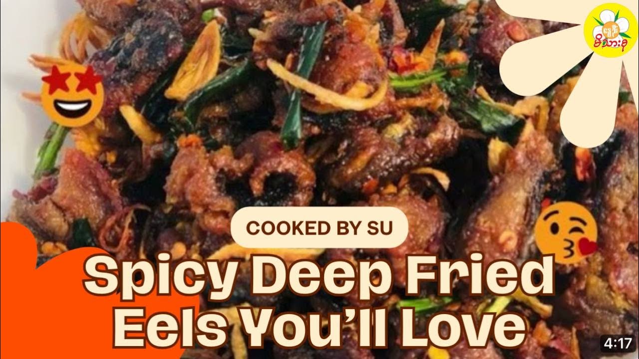 “ငါးရှဉ့်ခြောက်စပ်ကြော်” Cooked by Su
