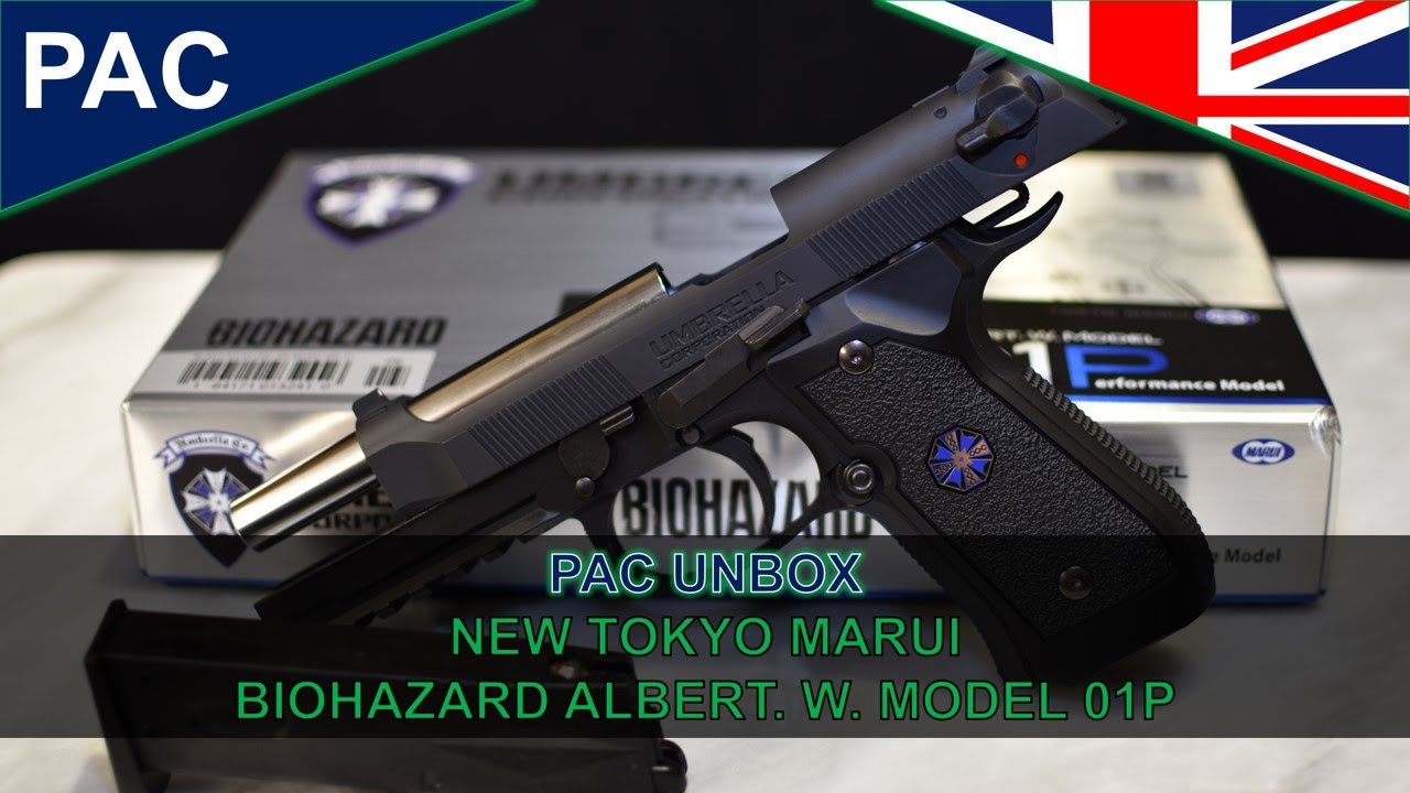 PAC UNBOX the NEW Tokyo Marui BIOHAZARD ALBERT WESKER MODEL 01P