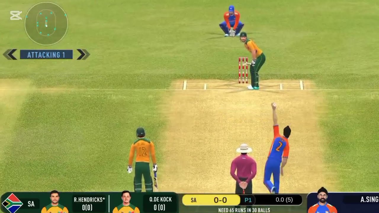 Аршдип Сингх взял калитку с первого мяча 🔥 против Южной Африки | Разминочный матч Индия против ЮА...