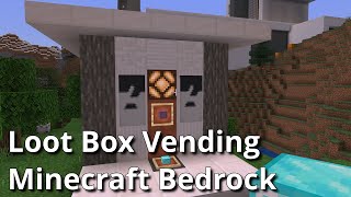 Half Working in 1.16.2 Minecraft Bedrock : Loot Box Vending Machine Tutorial screenshot 2