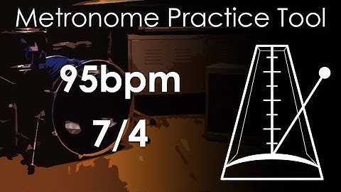 Metronome Loop Practice Tool 95bpm 7/4 ROCK JAZZ FUNK daniB5000