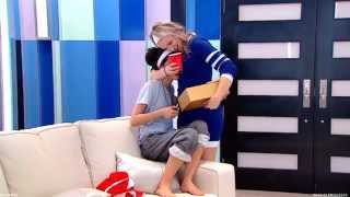 Big Brother Canada 2 - Neda gets her head pressed against Allison's boobs then touches them