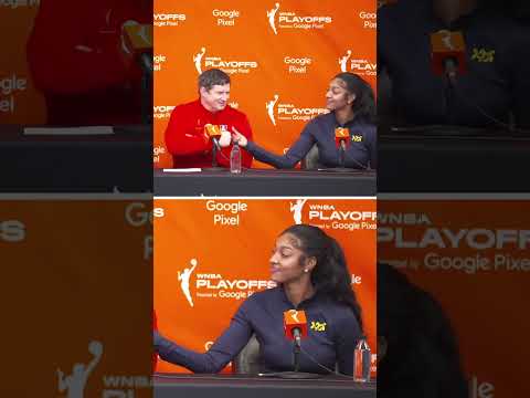 🔊 Angel Reese on coach improving her 3pt shot | Atlanta Dream <strong>WNBA</strong>  playoffs women's <strong>basketball</strong> NBA