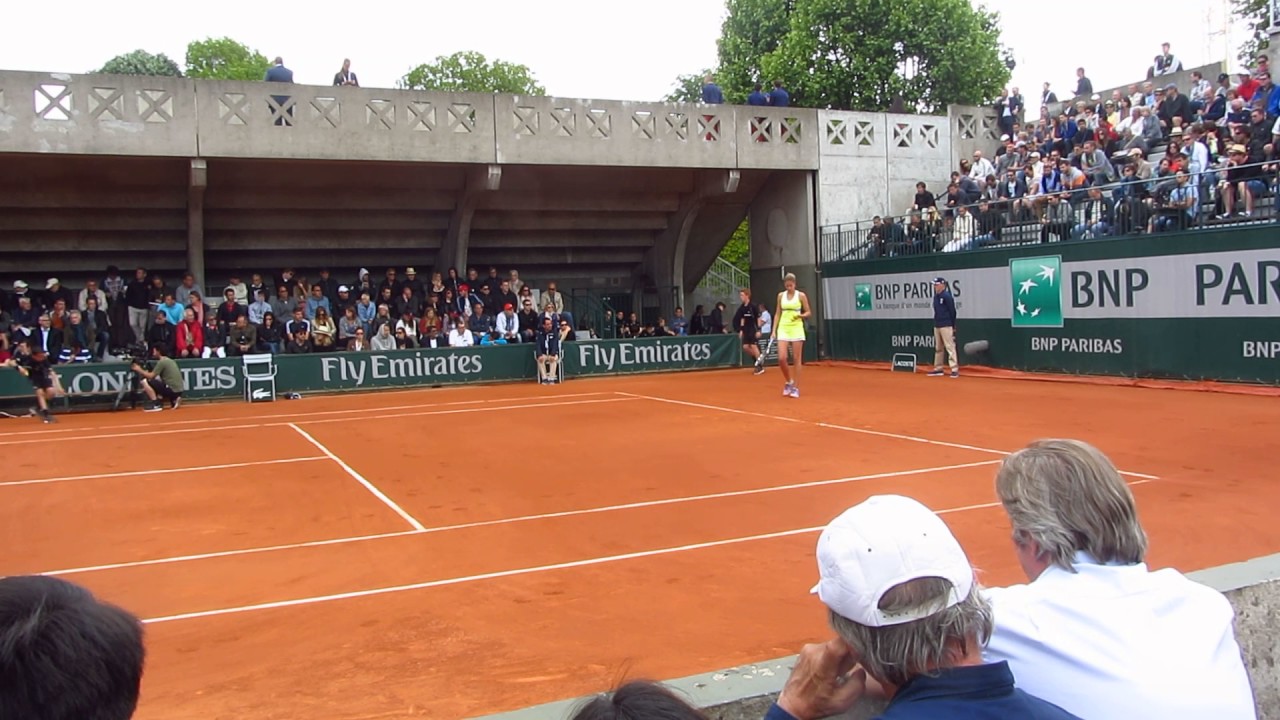 Karolina Pliskova vs. Andreea Mitu - Roland Garros 2015 pt.1