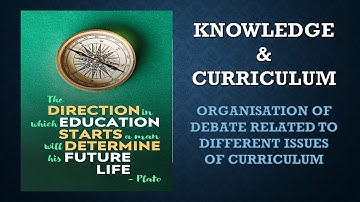 Knowledge and curriculum assignment or project of M.J.P.R university