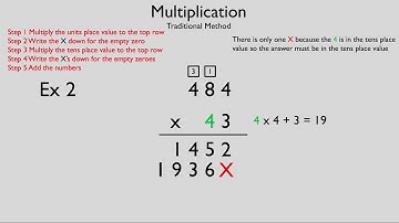 Multiplication Traditional Method with 3 Digit Numbers - Math is the Way Corner