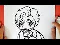 HOW TO DRAW CHIBI SUPERMAN