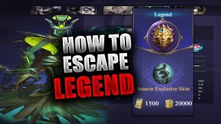 COACHING LEGEND RANK  HOW TO ESCAPE LEGEND !  Mobile legends gameplay  Guide  Tips  Giveaway