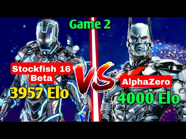 Stockfish (3525 ELO) vs AlphaZero (3460 ELO) 