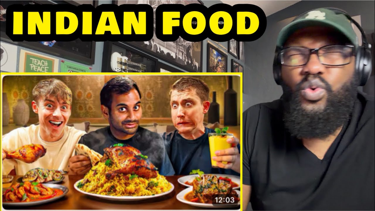 Британцы пробуют настоящую индийскую еду! При участии Азиза Ансари! | РЕАКЦИЯ