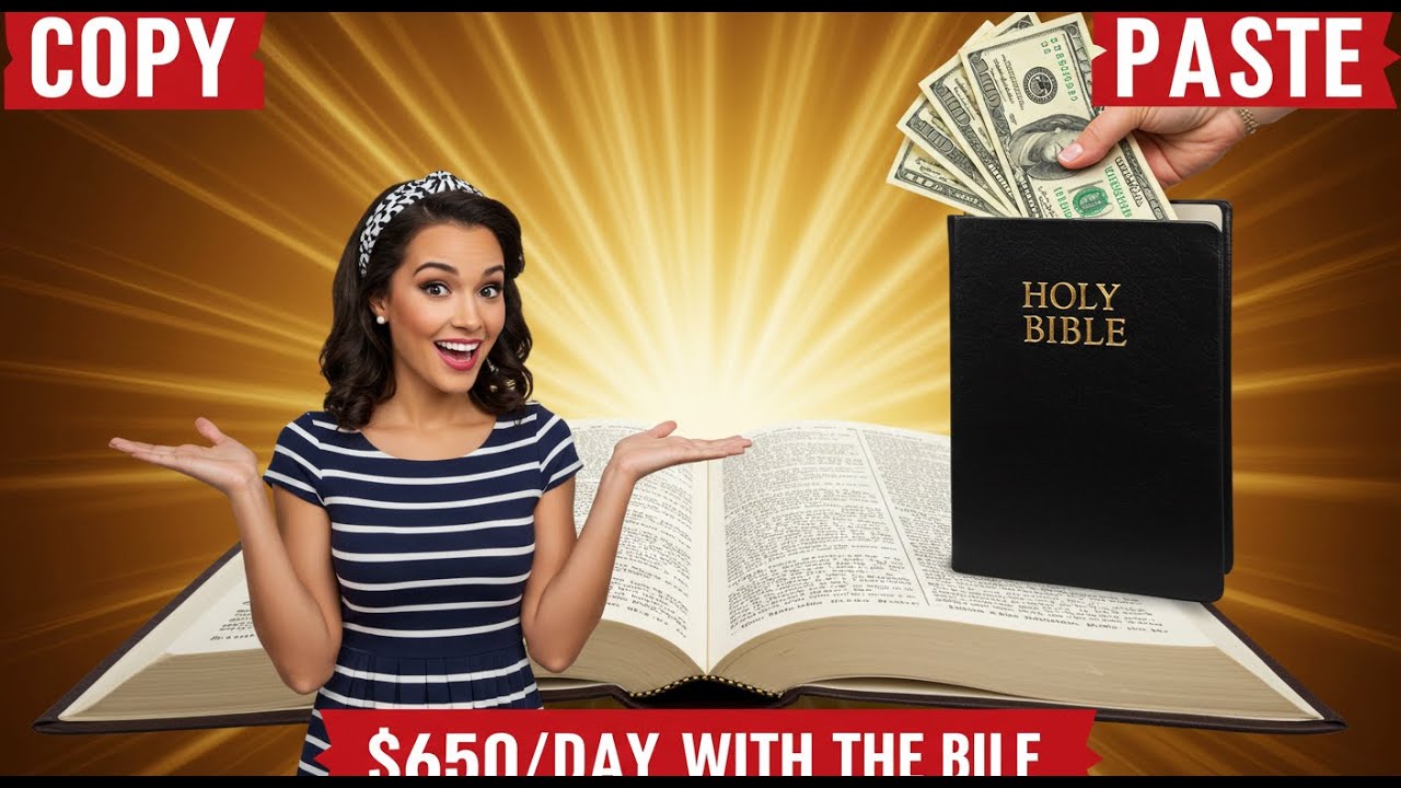 Earn $650/Day with These 3 Bible-Inspired Online Methods! (No Face Needed!)
