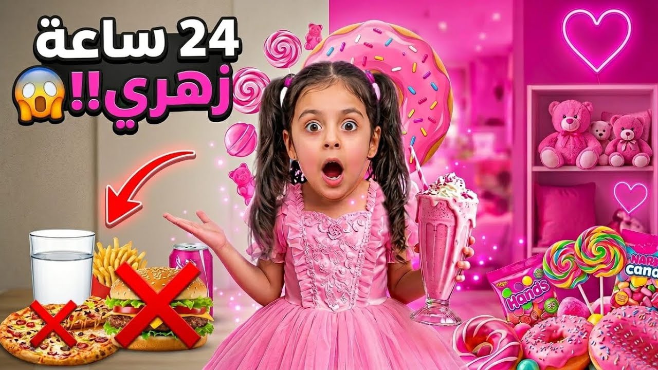 يوم كامل بلون الزهري 🩷كل شي Pink 🎀 شوفو - YouTube