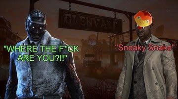 Hiding from the killer all game in Dead By Daylight