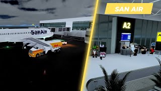 ROBLOX | SA502 - San Air Flight (Airbus A320)