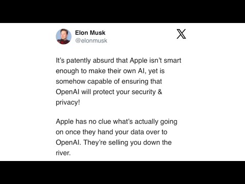 Apple's Worldwide Developer Conference; Elon Musk considers banning all
