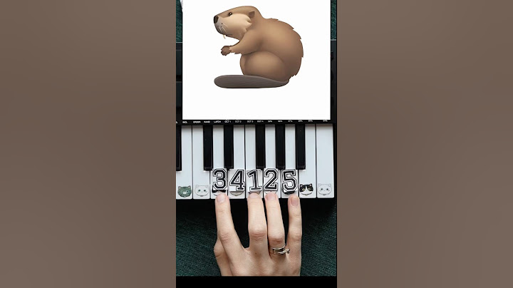 🎹СИДИМ С БОБРОМ ЗА СТОЛОМ| ТУТОРИАЛ #piano #pianototurial #бобёр