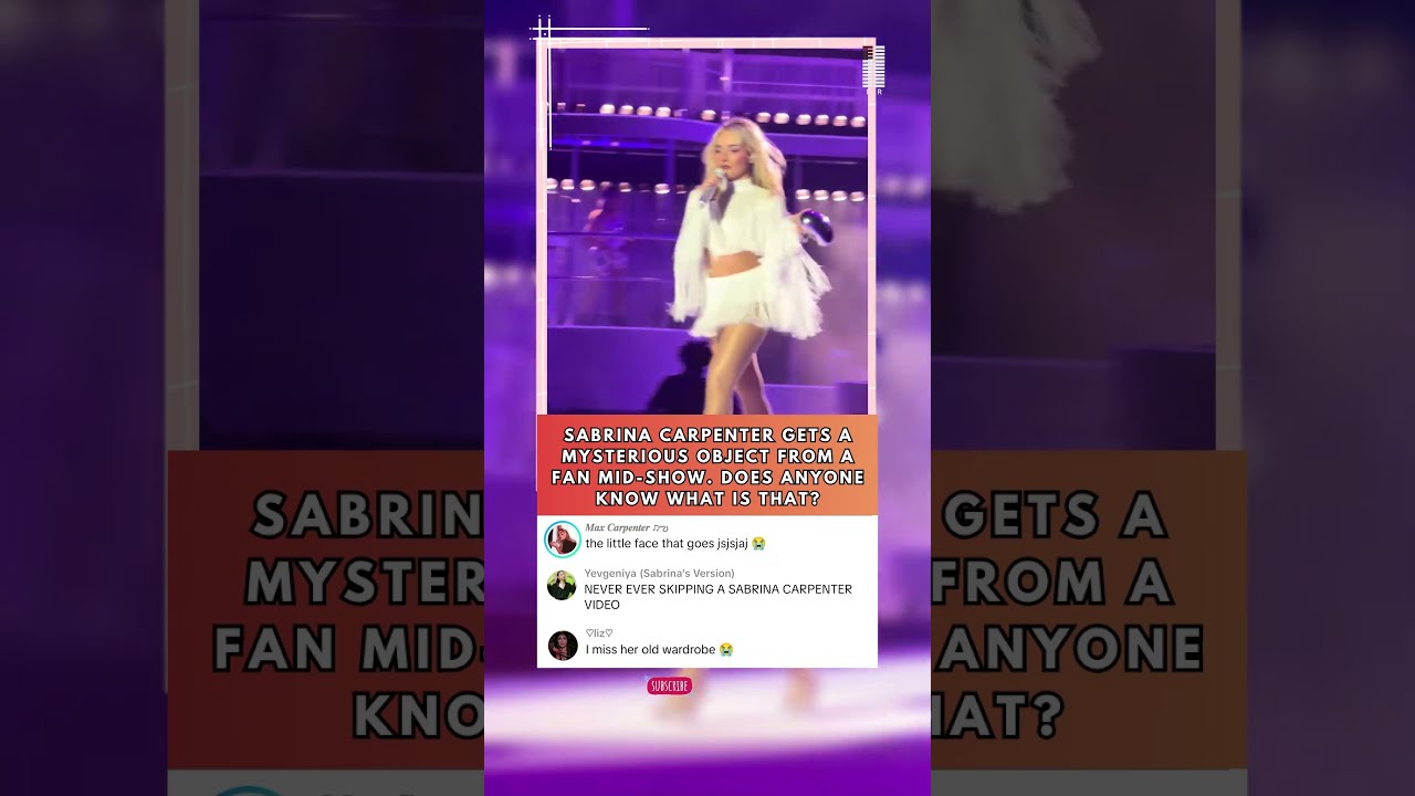 Omg What Is That Sabrinacarpenter Concert