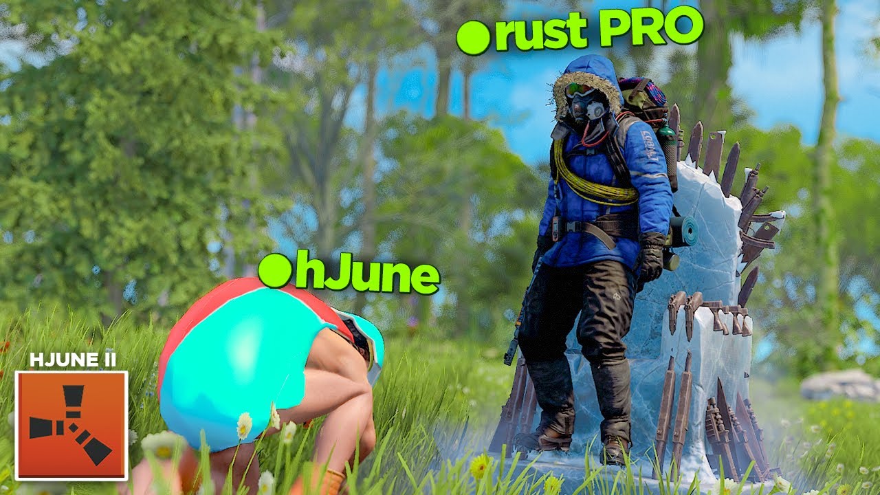 i hired a RUST PRO to duo on a clan server...