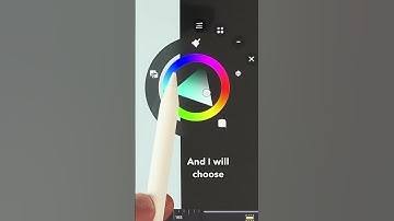 Color transition using the floating color wheel in Callipeg