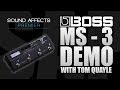 Boss MS-3 Multi Effects Switcher Demo with Tom Quayle (NEW 2017)