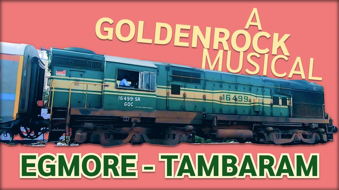 Chennai Egmore - Tambaram Nonstop Diesel Train Journey | Alco Parallel Action