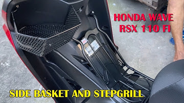 HONDA WAVE RSX 110 FI | Stepgrill and Sidebasket Installation