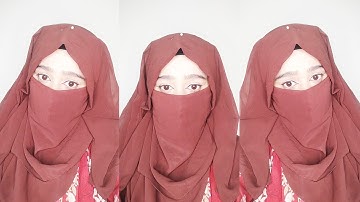 New 2025 Instant & Easy Summer Friendly Niqab & Hijab Style By Wajeeha Fatima