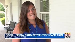 Social media drug prevention campaign