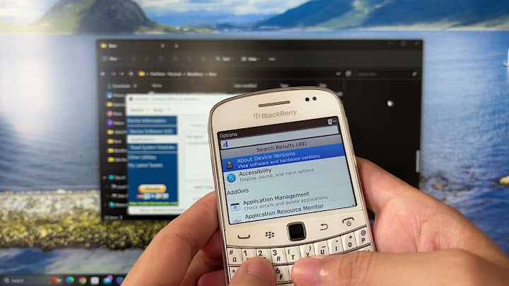 Hướng dẫn cài đặt ứng dụng cho blackberry năm 2024