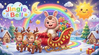 Jingle Bells Christmas Song 🔔🎄 | Kids Nursery Rhyme | Baby &amp; Toddler Learning