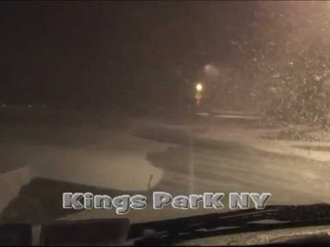 Record snow ! Blizzard hits Long Island NY.