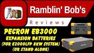 PECRON EB3000 Expansion Battery For E2000LFP 8KW System