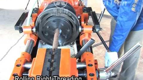 AGS 40C rebar thread rolling machine Operation instruction