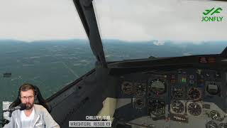 FlyJSim 732 TwinJet Approach and Landing KPWM - X-Plane 11